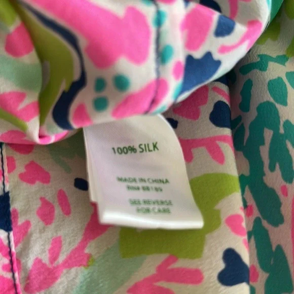 Lillly Pulitzer silk top - Picture 6 of 6